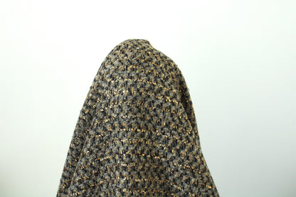 Tissu tweed de laine - ton marron - photo 2/4 | So Tissus