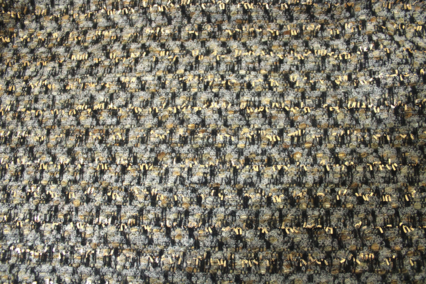 Tissu tweed de laine - ton marron - photo 4/4 | So Tissus