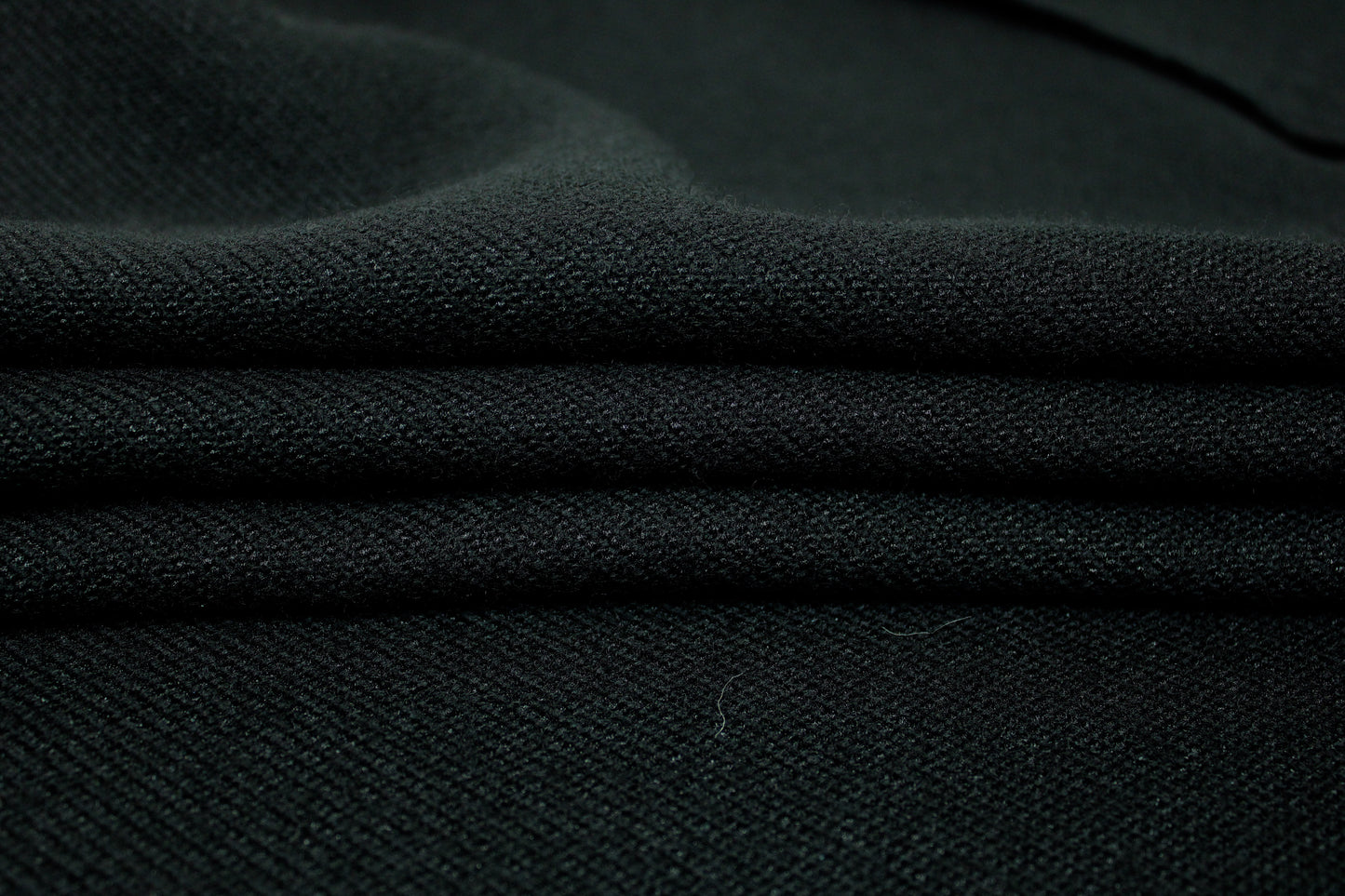Tissu twill de laine épais- noir - photo 2/3 | So Tissus