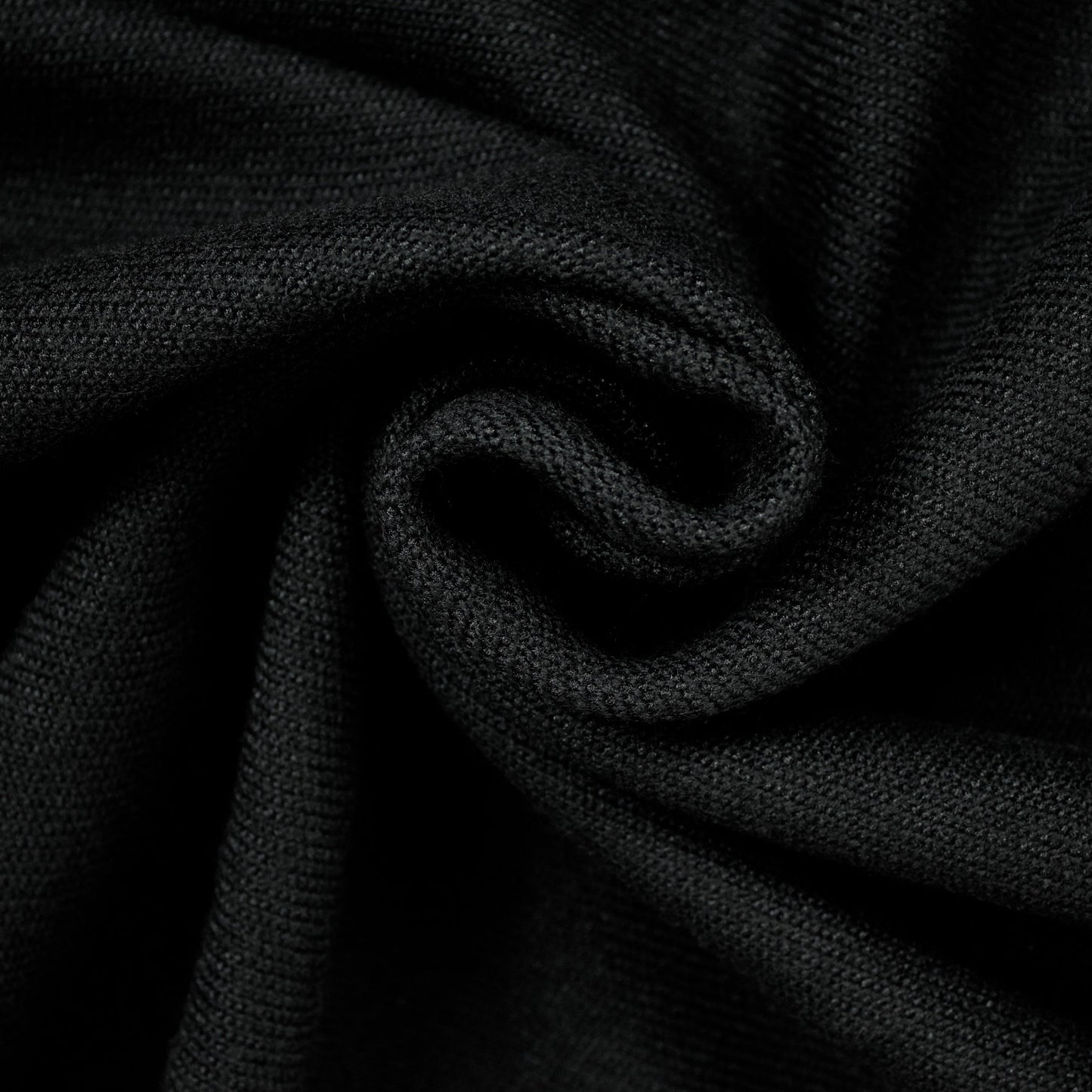 Tissu twill de laine épais- noir - photo 1/3 | So Tissus