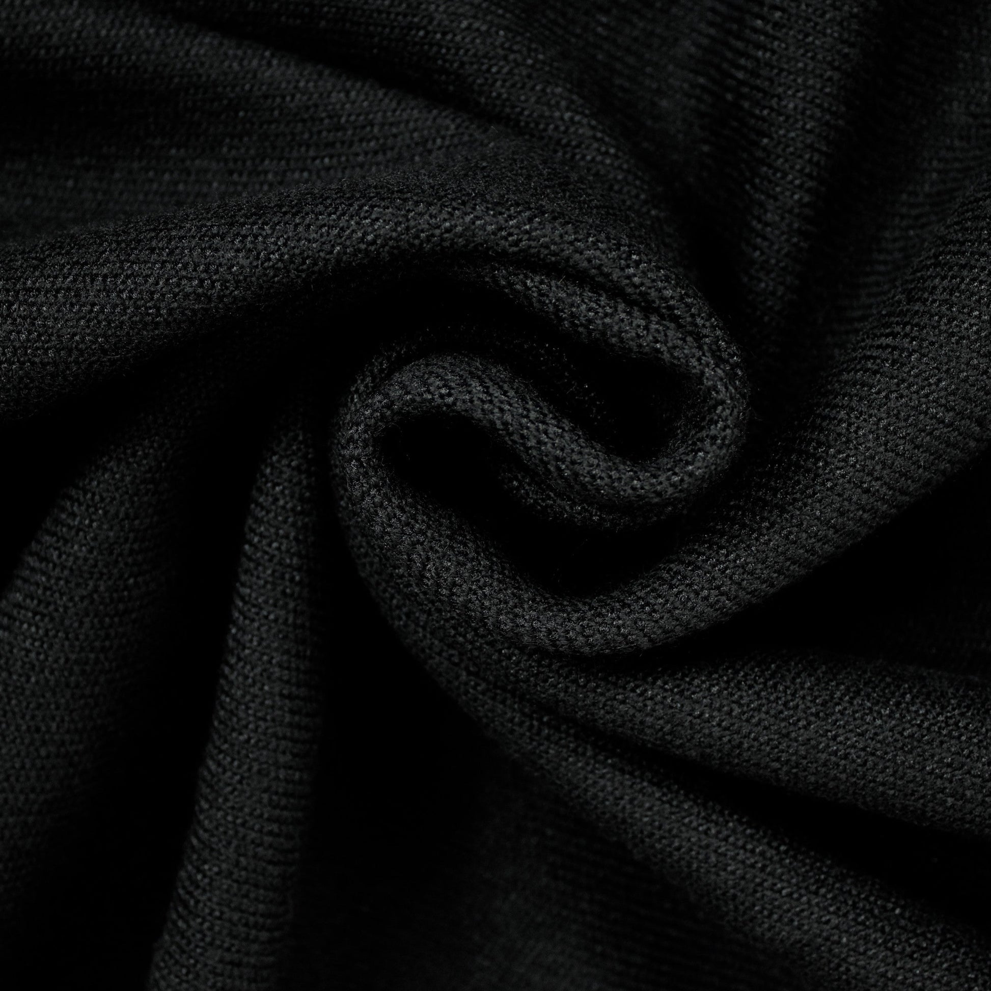 Tissu twill de laine épais- noir - photo 1/3 | So Tissus