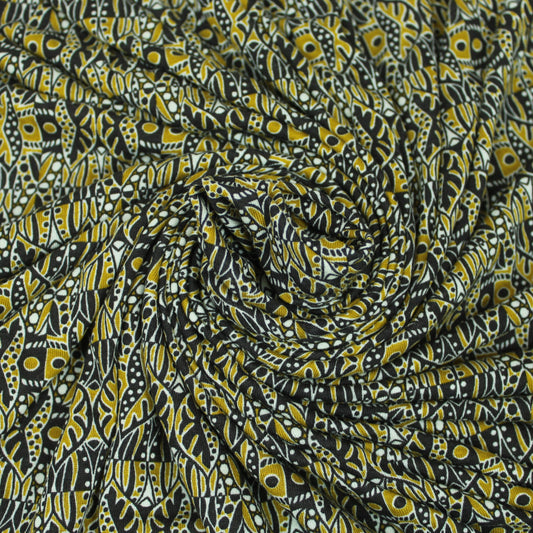 Tissu jersey viscose - imprimé ethnique - photo 1/5 | So Tissus