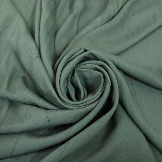 Tissu voile de viscose - gris vert - photo 1/3 | So Tissus