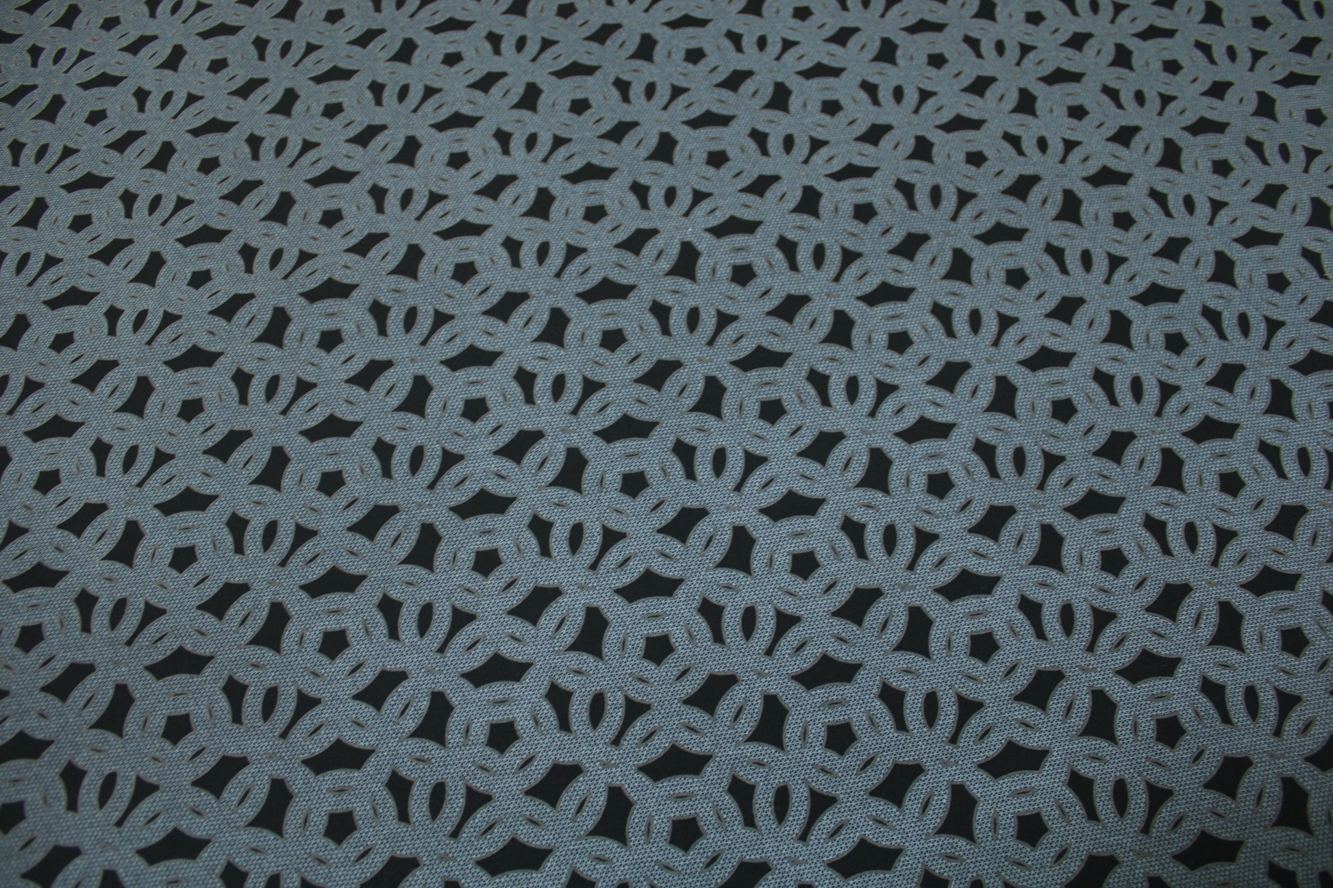 Tissu popeline de coton imprimé cercle - noir et gris - photo 5/5 | So Tissus