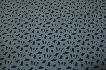 Tissu popeline de coton imprimé cercle - noir et gris - photo 5/5 | So Tissus