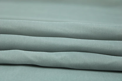 Tissu velours lisse - gris perle - photo 2/3 | So Tissus