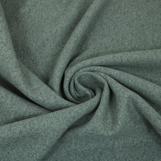 Tissu double drap de laine - gris clair - photo 1/3 | So Tissus