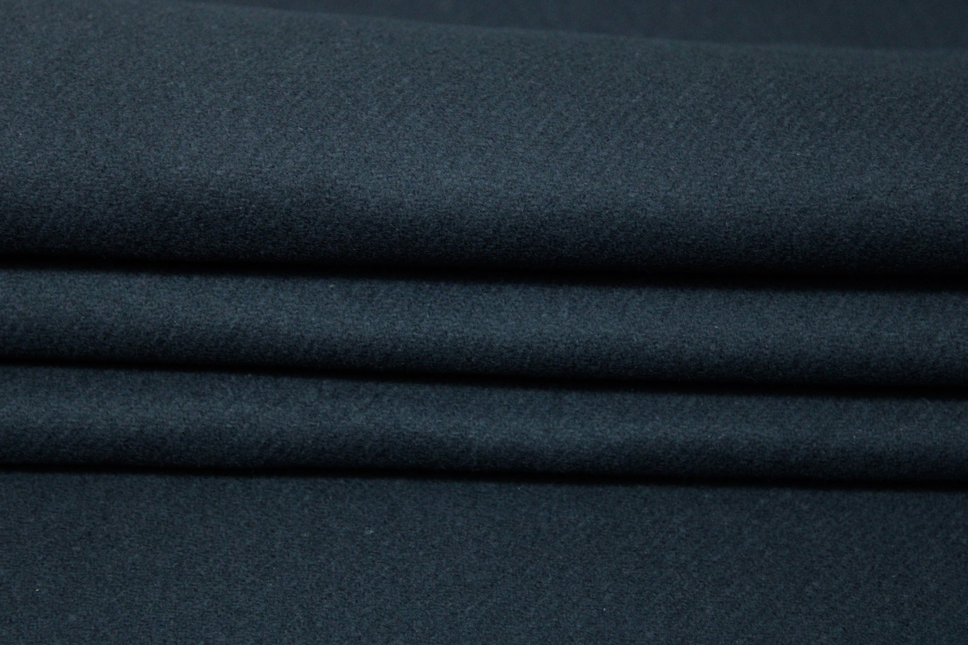 Tissu double drap de laine - bleu marine - photo 2/3 | So Tissus