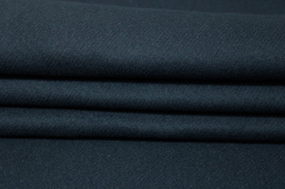 Tissu double drap de laine - bleu marine - photo 2/3 | So Tissus