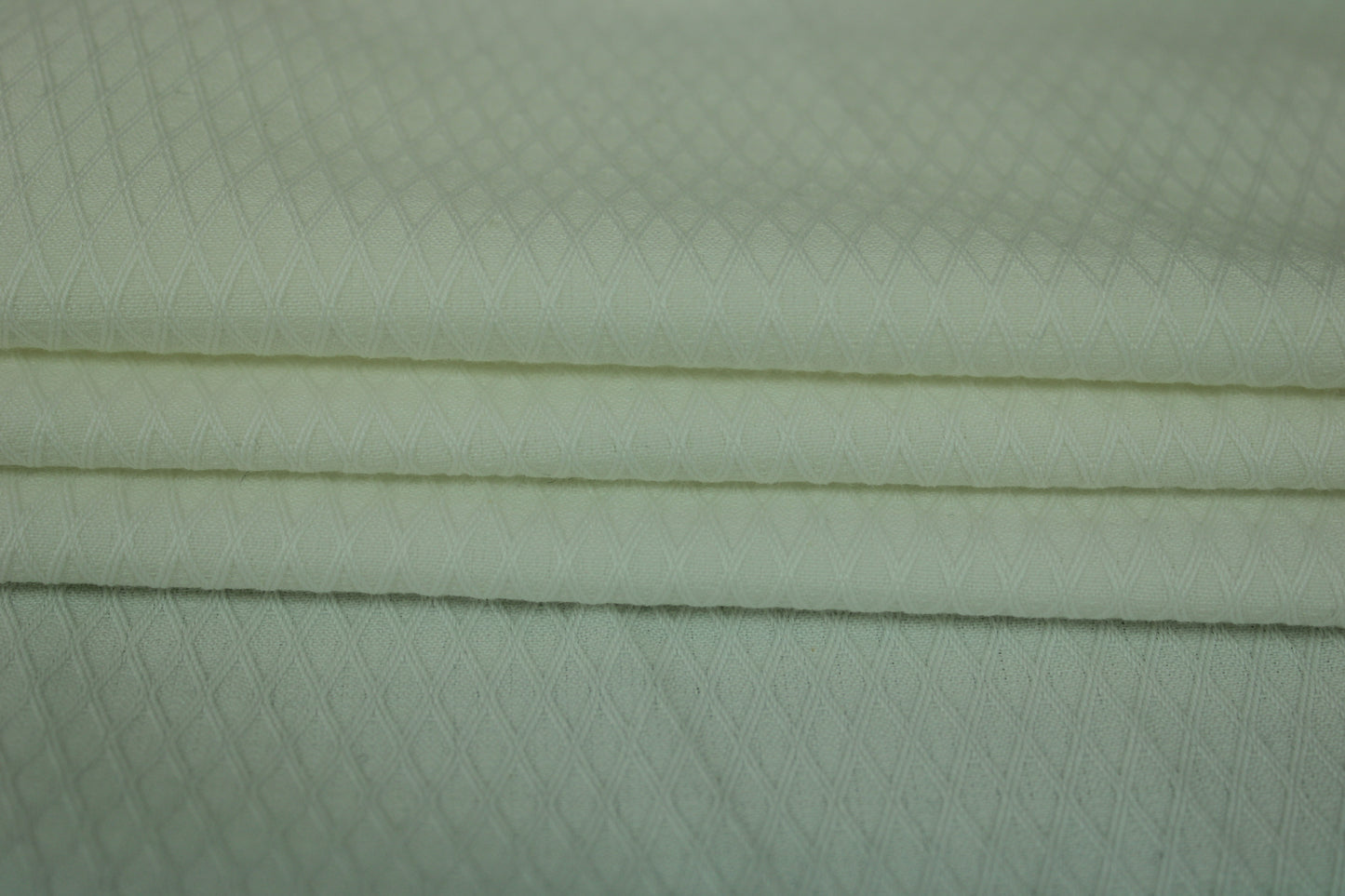 Tissu popeline de coton alvéolé - blanc - photo 2/4 | So Tissus