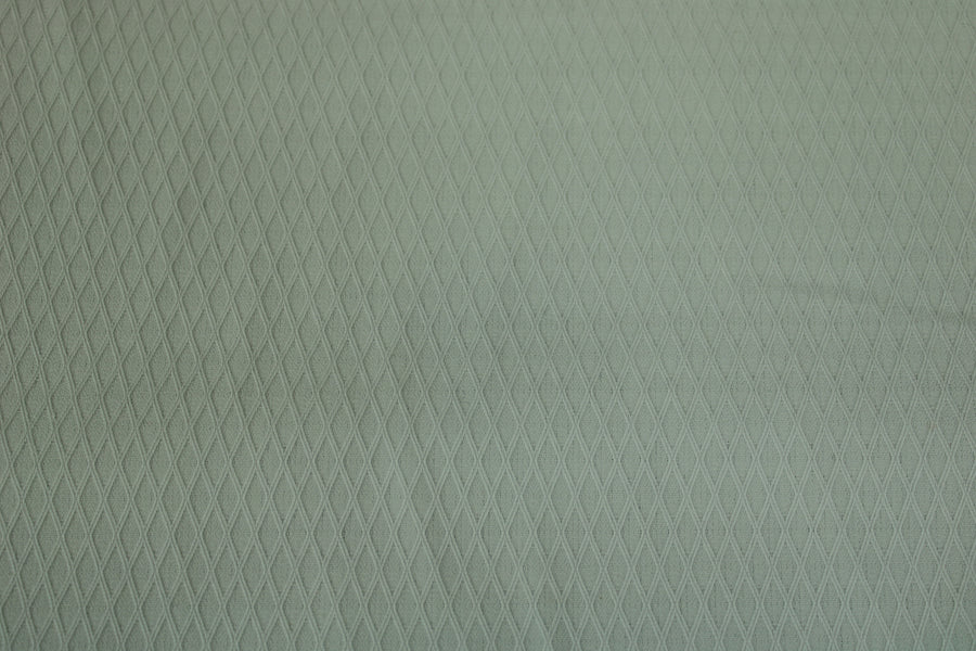 Tissu popeline de coton alvéolé - blanc