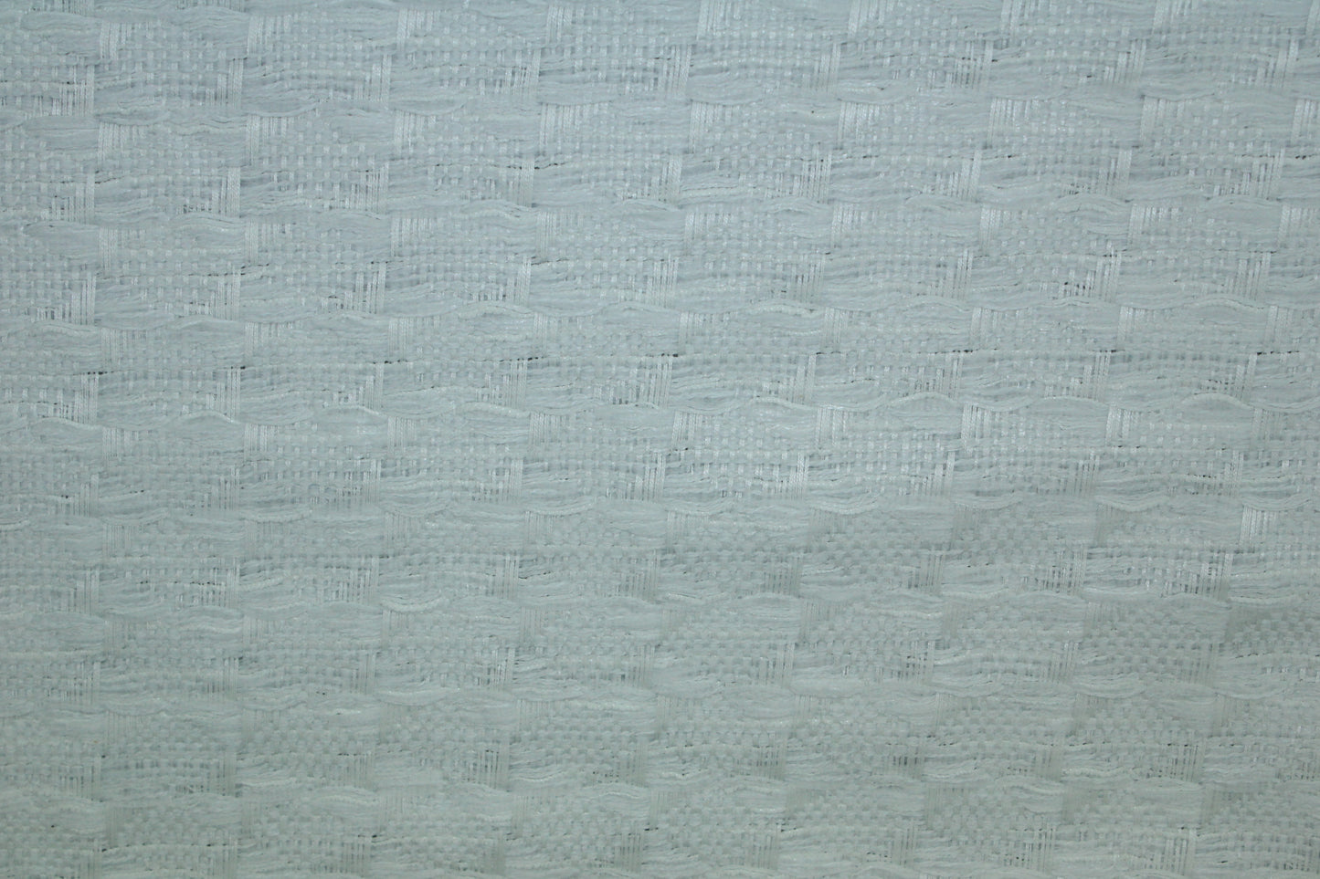 Tissu tweed à carreaux - ton sur ton - blanc - photo 5/5 | So Tissus