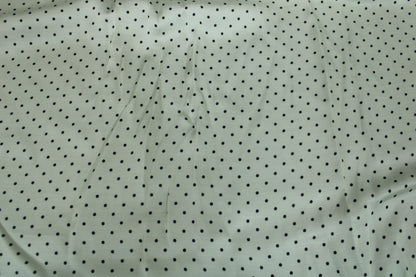 Tissu satin de viscose - à pois - écru et noir - photo 5/5 | So Tissus