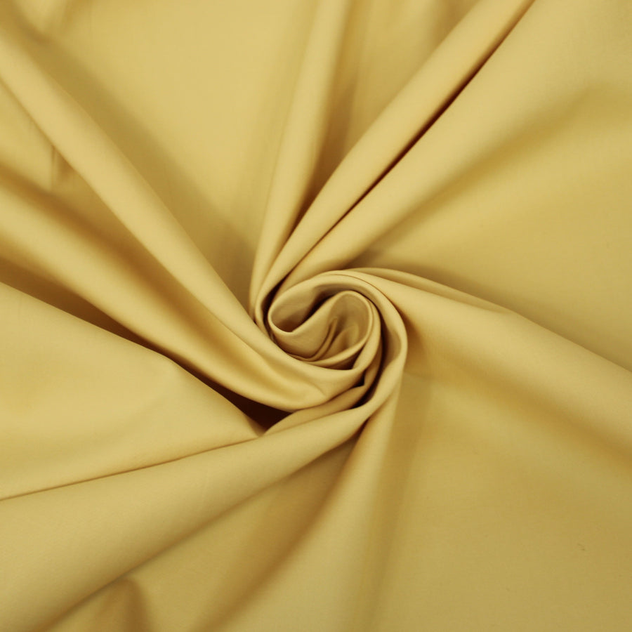 Tissu popeline de coton prestige - beige poudre