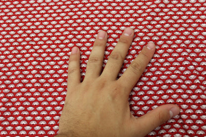 Tissu javanaise de viscose - imprimé éventail - photo 4/5 | So Tissus