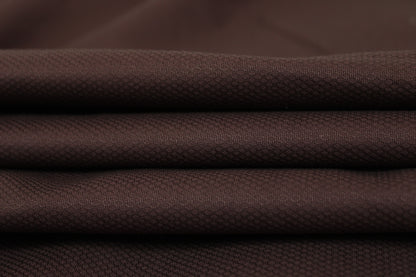 Tissu piqué de coton - marron foncé - photo 2/3 | So Tissus