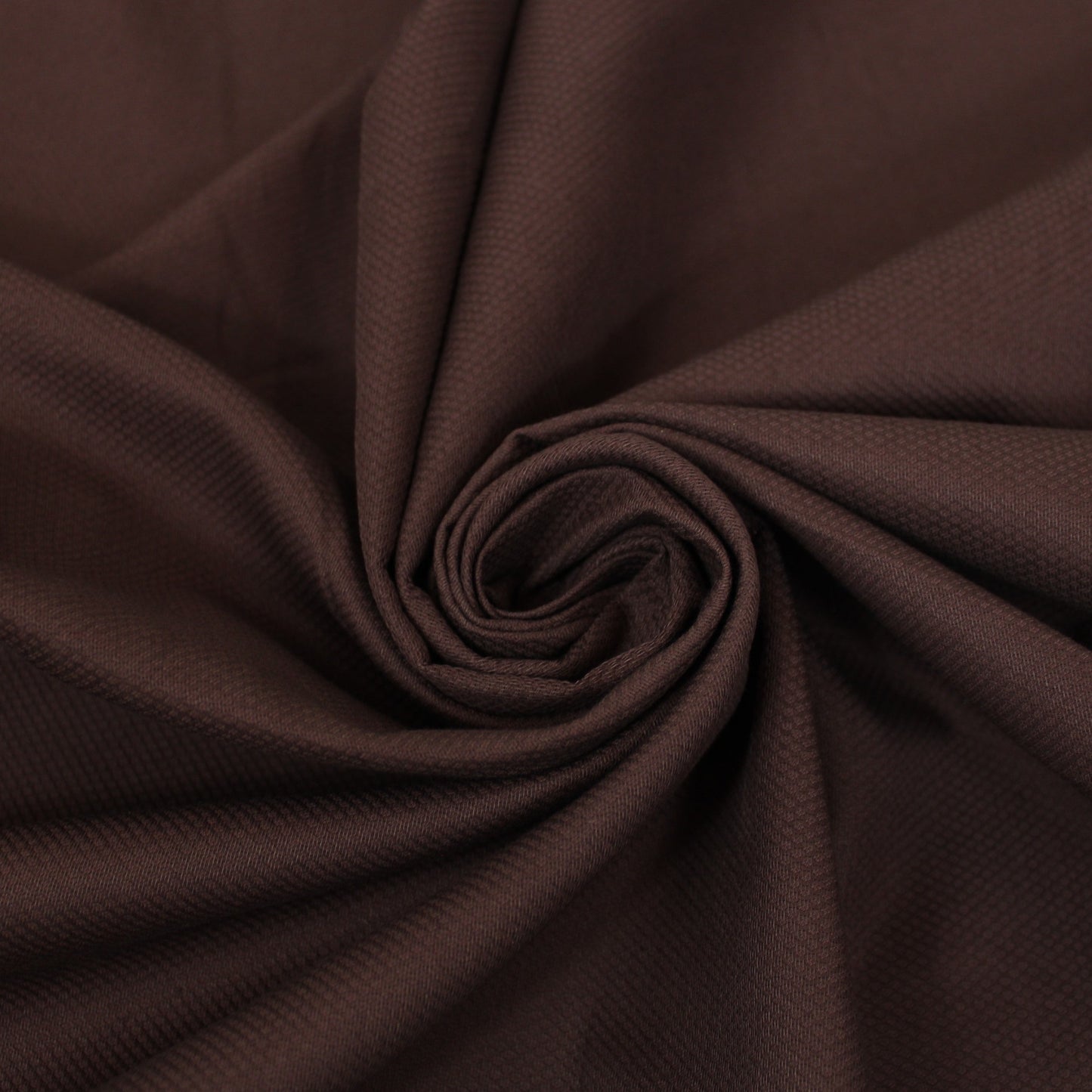 Tissu piqué de coton - marron foncé - photo 1/3 | So Tissus