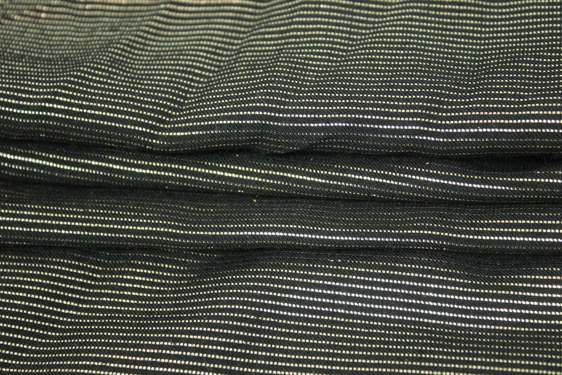 Tissu viscose - à rayures - noir et doré - photo 2/4 | So Tissus