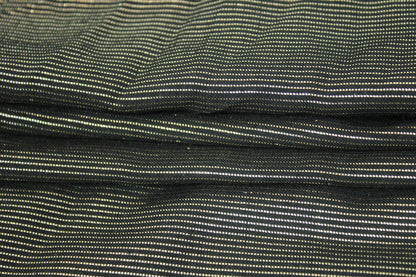 Tissu viscose - à rayures - noir et doré - photo 2/4 | So Tissus