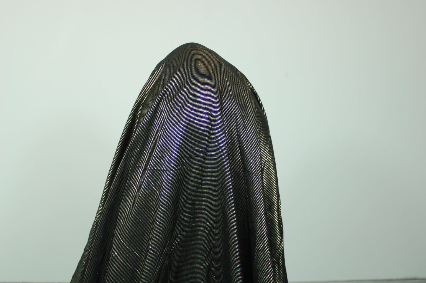 Tissu viscose - à rayures - noir et doré - photo 3/4 | So Tissus