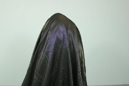 Tissu viscose - à rayures - noir et doré - photo 3/4 | So Tissus