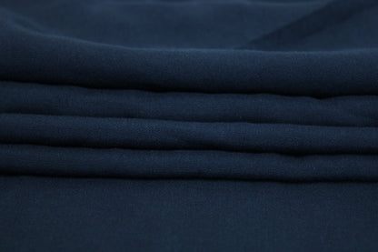 Tissu voile de viscose - bleu marine - photo 2/3 | So Tissus
