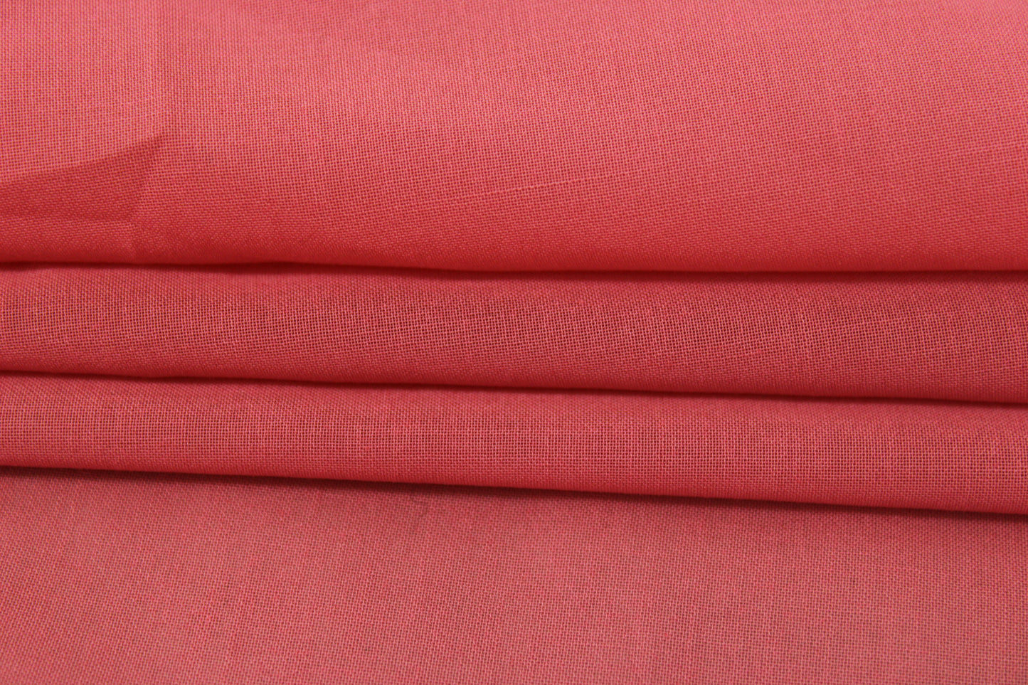 Tissu voile de coton - corail - photo 2/3 | So Tissus
