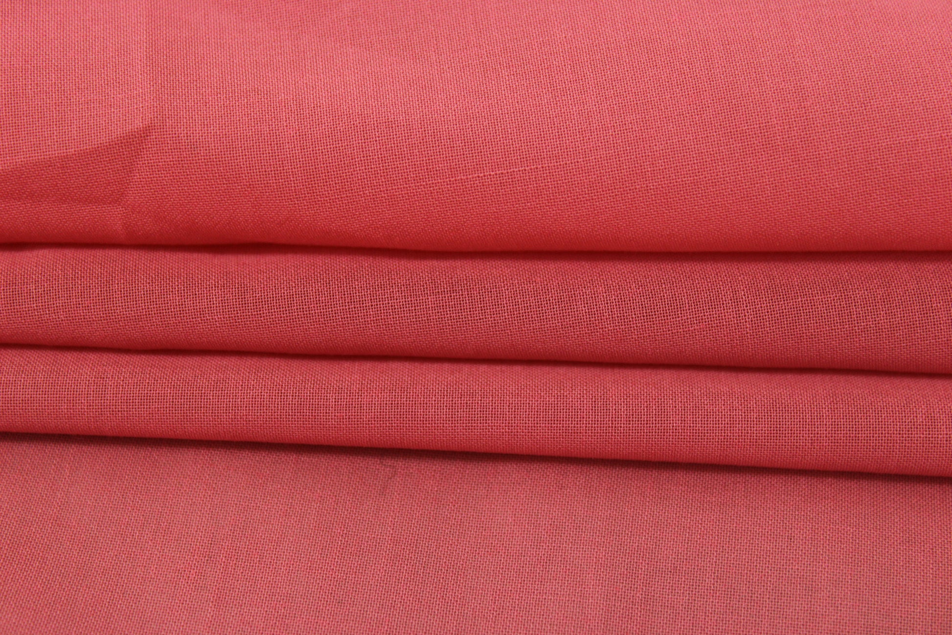 Tissu voile de coton - corail - photo 2/3 | So Tissus