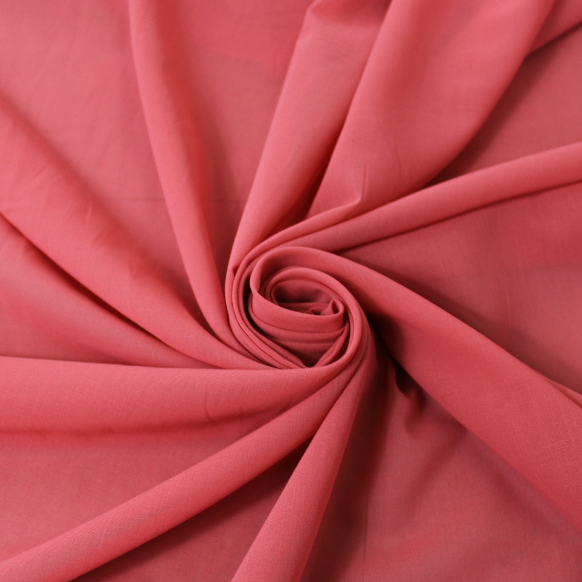 Tissu voile de coton - corail - photo 1/3 | So Tissus