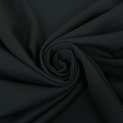 Tissu twill de laine - noir - photo 1/3 | So Tissus