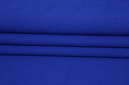 Tissu crêpe - bleu électrique - photo 2/3 | So Tissus