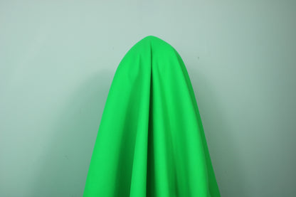 Tissu drap de laine et cachemire - vert pomme fluo - photo 3/3 | So Tissus