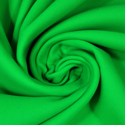 Tissu drap de laine et cachemire - vert pomme fluo - photo 1/3 | So Tissus
