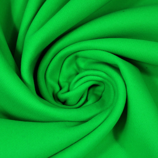 Tissu drap de laine et cachemire - vert pomme fluo - photo 1/3 | So Tissus