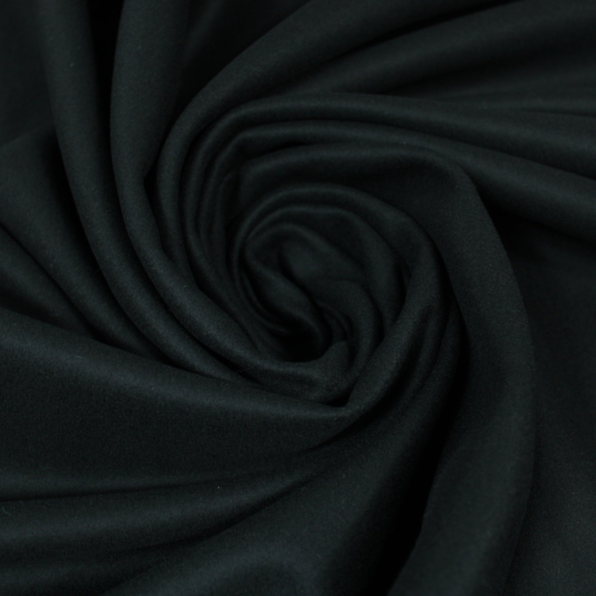 Tissu drap de laine - noir - photo 1/3 | So Tissus