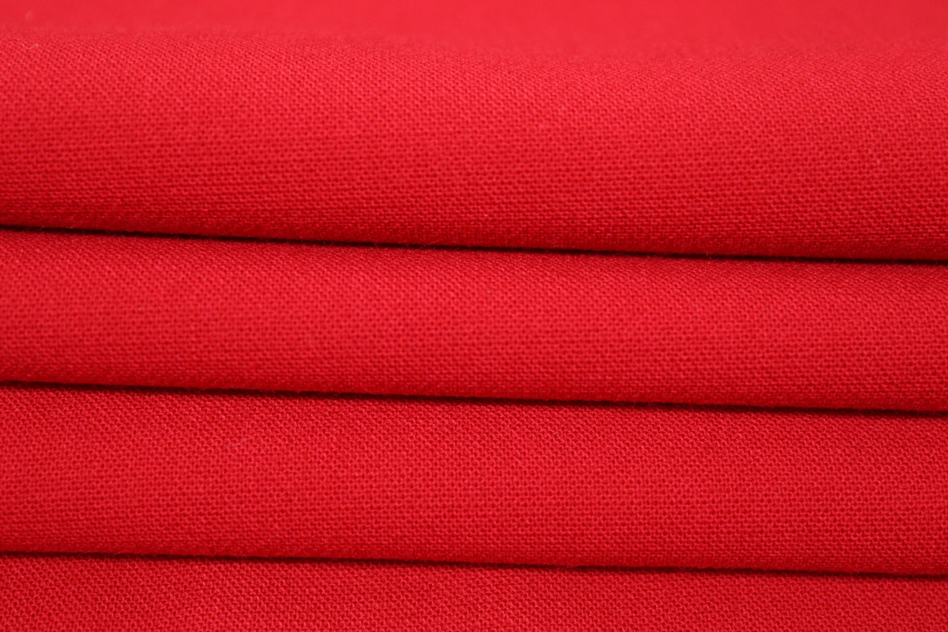 Tissu crêpe lourd - rouge - photo 2/3 | So Tissus