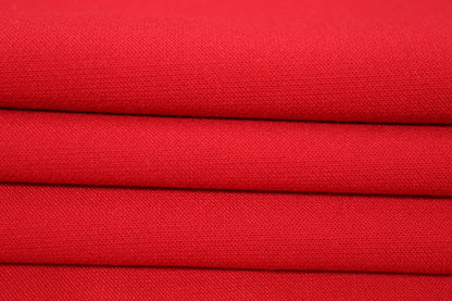 Tissu crêpe lourd - rouge - photo 2/3 | So Tissus