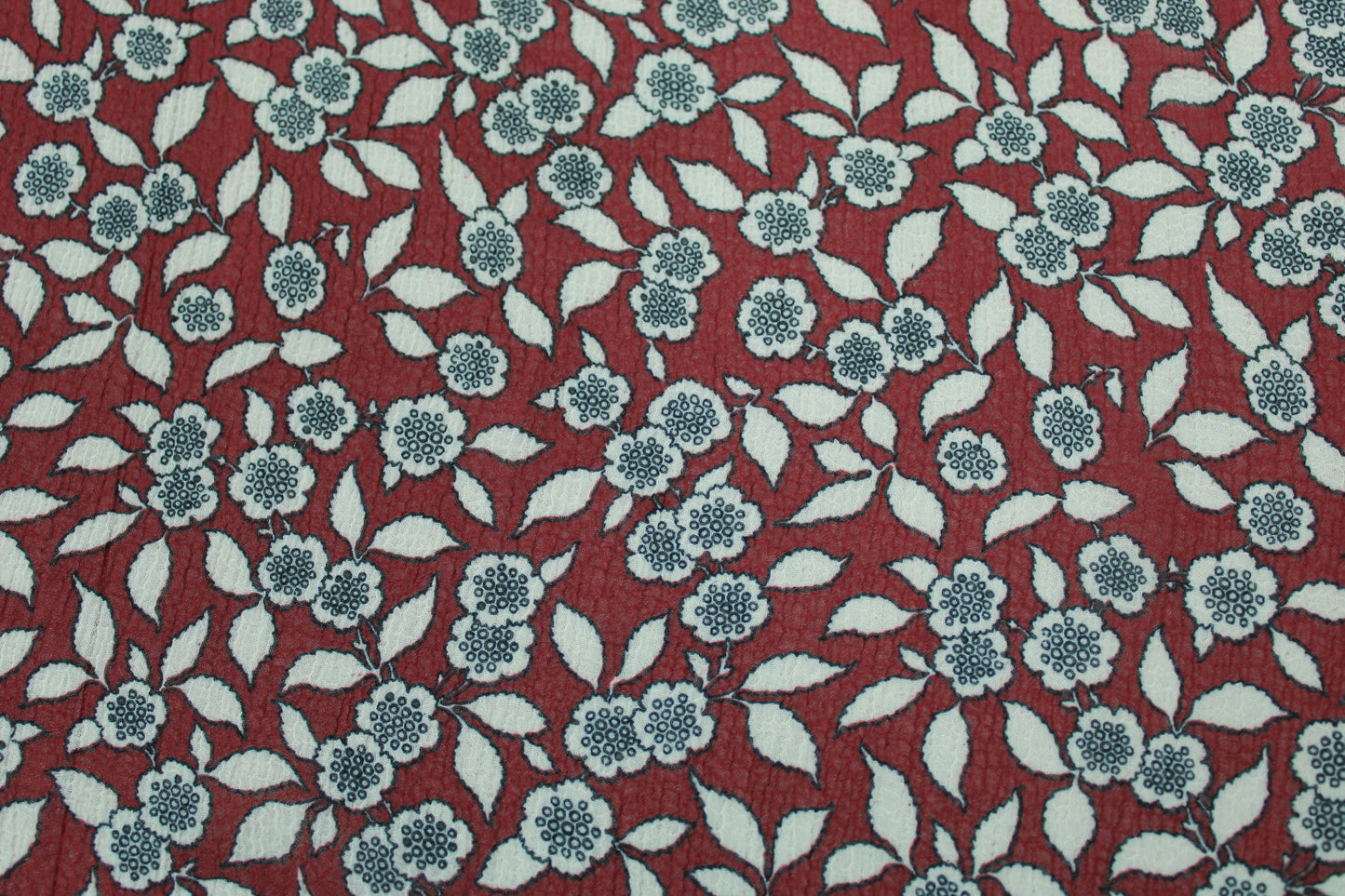 Tissu crépon - imprimé fleuri - photo 4/5 | So Tissus