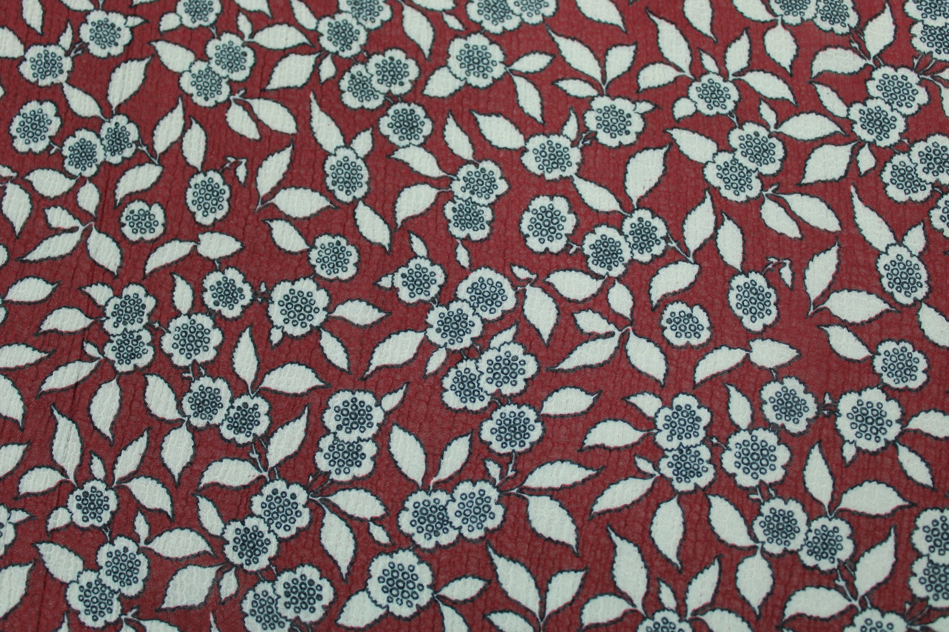 Tissu crépon - imprimé fleuri - photo 4/5 | So Tissus