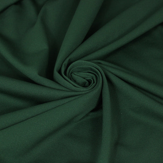 Tissu molleton french terry - vert hooker - photo 1/3 | So Tissus