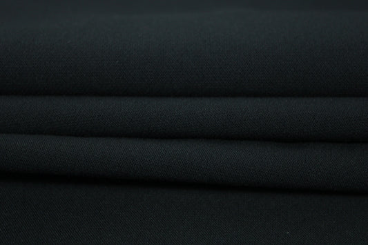 Tissu crêpe - noir - photo 2/3 | So Tissus
