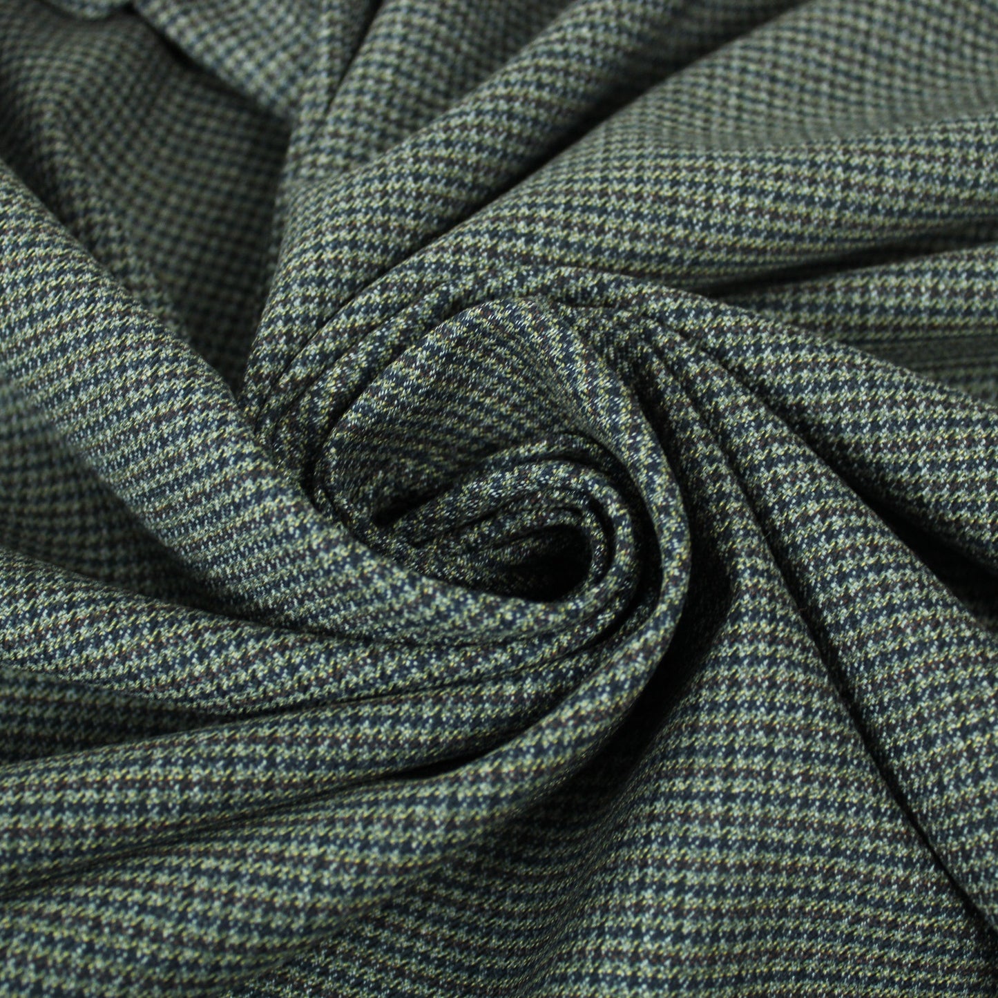 Tissu crêpe de laine - pieds de puce - ton gris - photo 1/5 | So Tissus