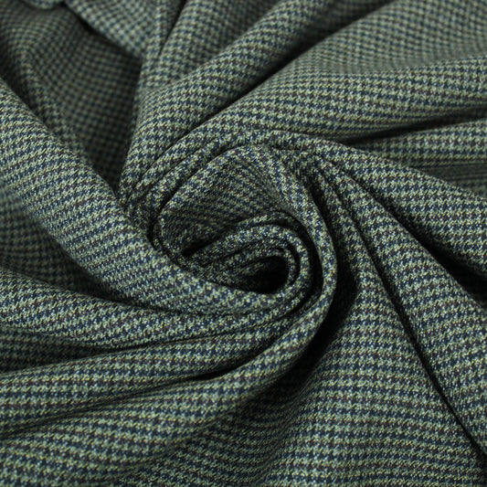 Tissu crêpe de laine - pieds de puce - ton gris - photo 1/5 | So Tissus