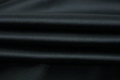 Tissu satin duchesse stretch - noir - photo 2/3 | So Tissus
