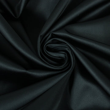 Tissu satin duchesse stretch - noir