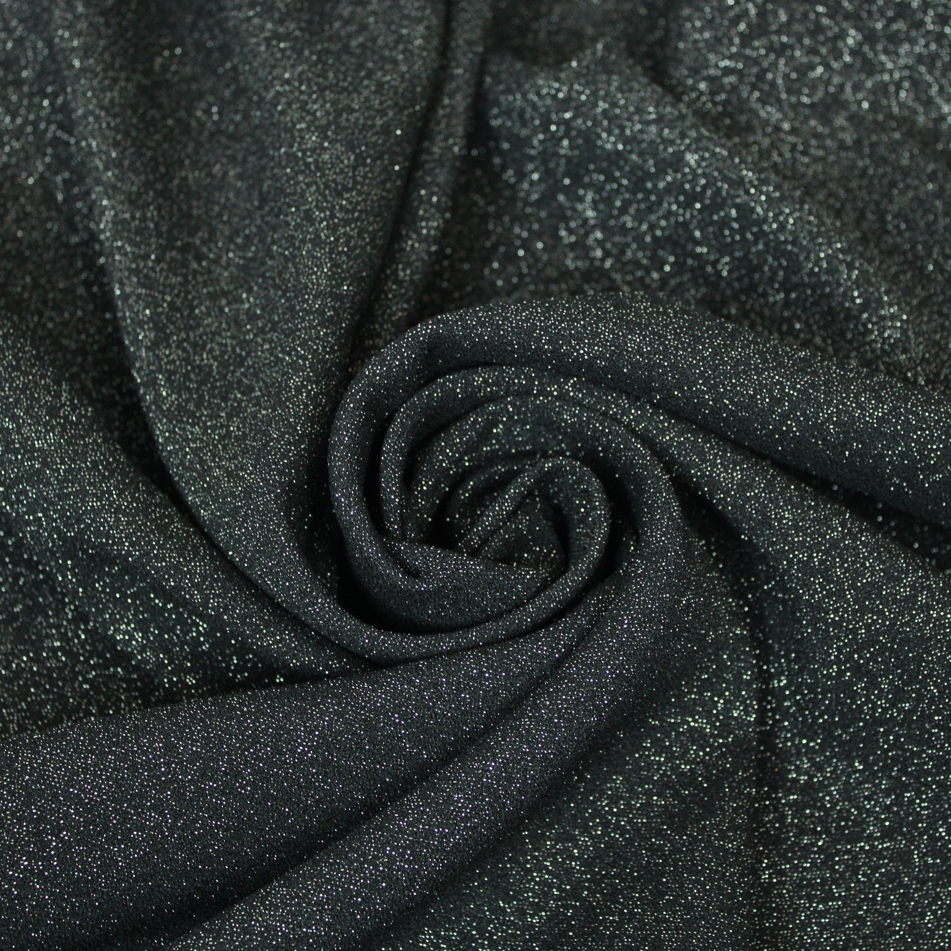 Tissu crêpe caddy - noir moucheté - photo 1/3 | So Tissus