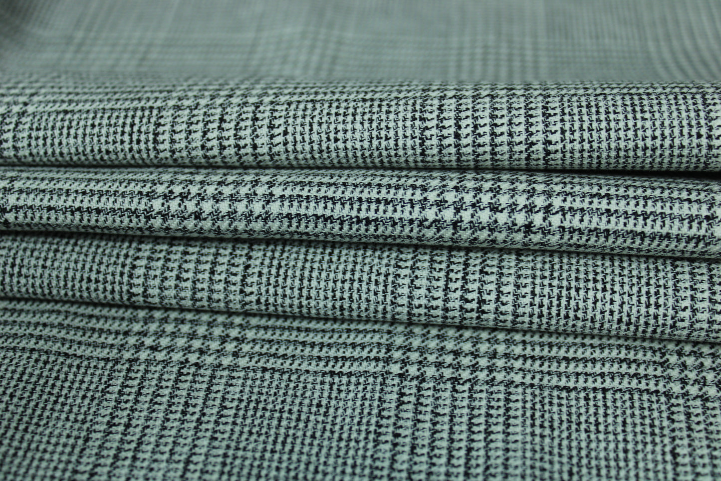 Tissu prince de galles - noir et blanc - photo 2/5 | So Tissus