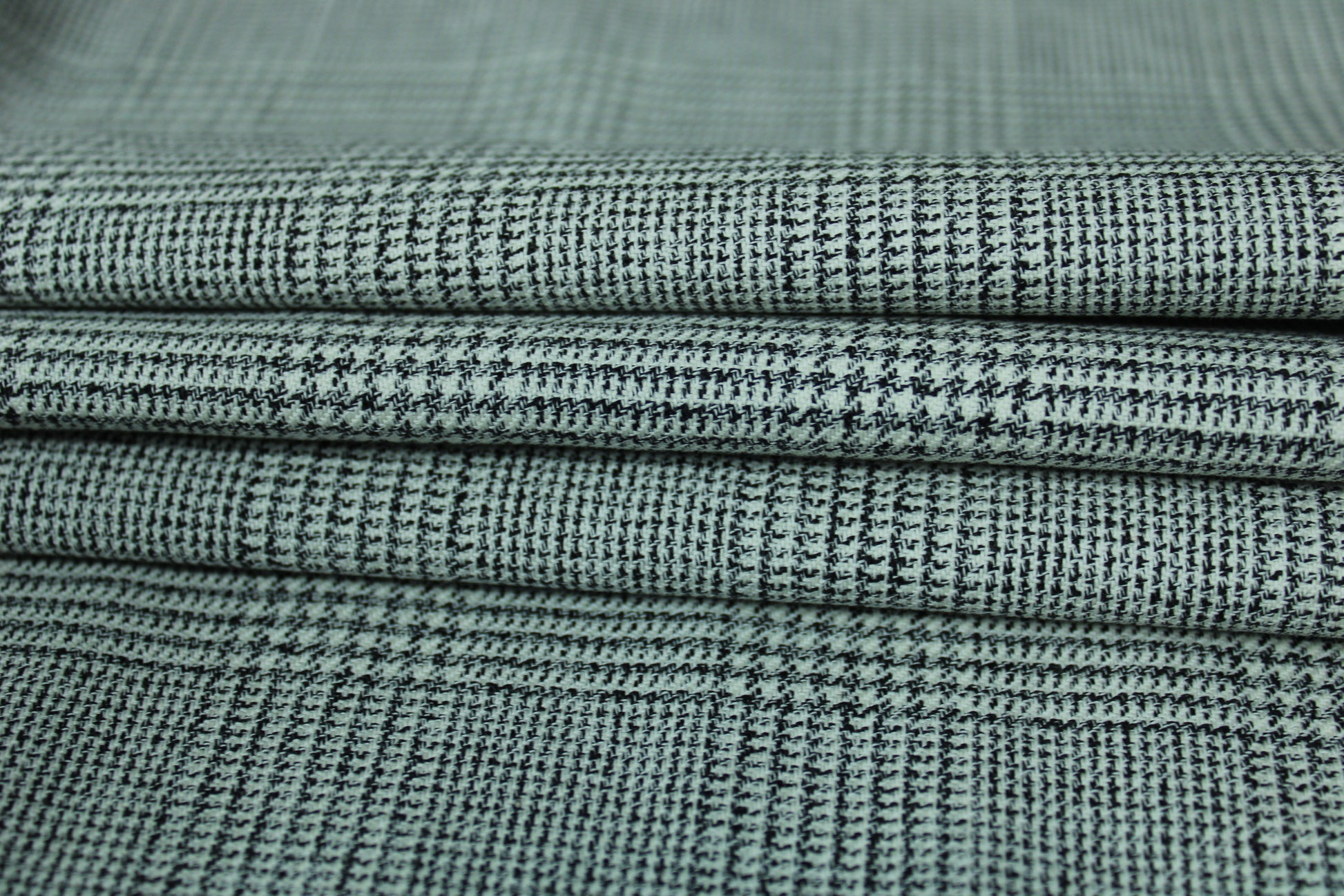Tissu prince de galles - noir et blanc - photo 2/5 | So Tissus