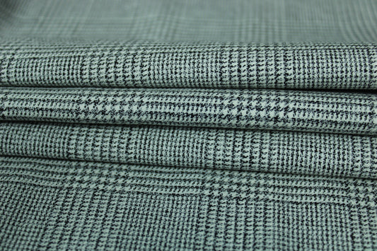 Tissu prince de galles - noir et blanc - photo 2/5 | So Tissus