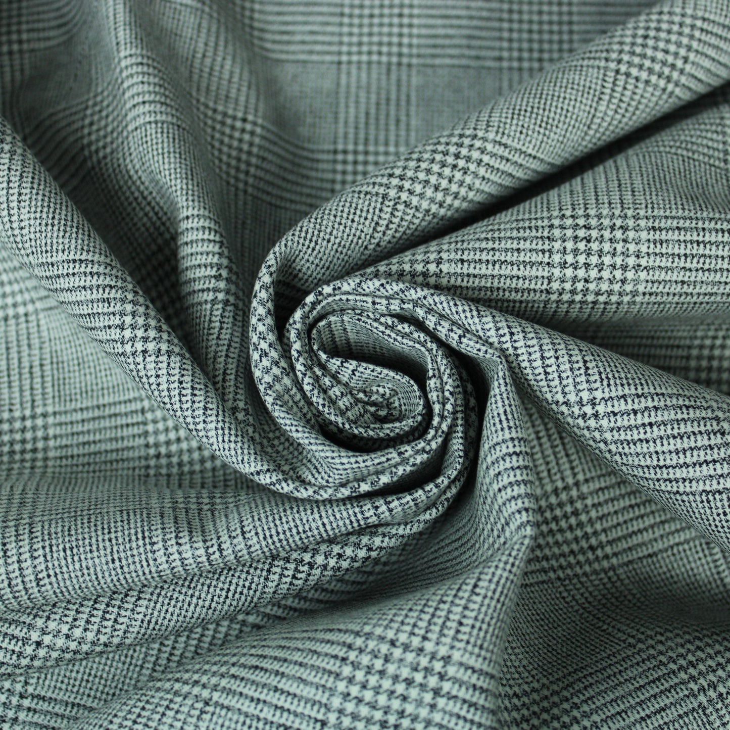 Tissu prince de galles - noir et blanc - photo 1/5 | So Tissus